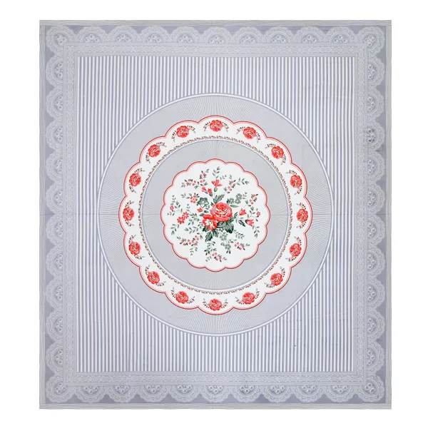 Grey_Cotton_Rajwada_Pushp_Medallion_Collection_Double_Bedsheet_With_Pillow_Cover_100_X_108_Cm